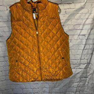 Zenana Outfitters Quilted Mustard Vest